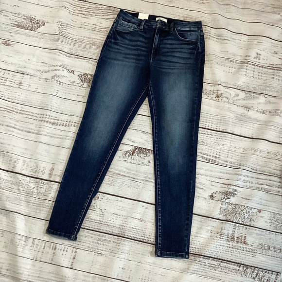 KanCan Denim - 1105. KanCan Signature High-Rise Skinny Jeans Dark Blue Denim NWT Size 31x31